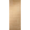 Bespoke oak flush modern door