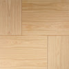 Ravenna Oak Flush Single Evokit Pocket Door Detail - Prefinished
