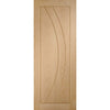 Fire Rated Salerno Flush Oak Door - 1/2 Hour Fire Rated