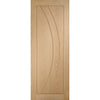 Bespoke Salerno Oak Flush Single Pocket Door Detail - Prefinished