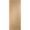 Three Folding Doors & Frame Kit - Salerno Oak Flush 3+0 - Prefinished