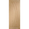 Bespoke Salerno Oak Flush Single Frameless Pocket Door Detail - Prefinished