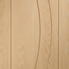 Fire Rated Salerno Flush Oak Door - 1/2 Hour Fire Rated