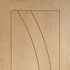 Bespoke Thrufold Salerno Oak Flush Folding 2+2 Door - Prefinished