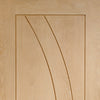 Simpli Door Set - Salerno Oak Flush Door - Prefinished