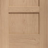 Shaker Oak 4 Panel Door Pair