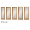 Door and Frame Kit - Pattern 10 Shaker Oak Door - Obscure Glass