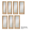 Pattern 10 Oak 1 Pane Door - Clear Glass
