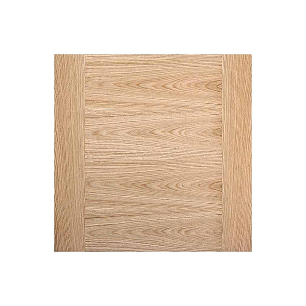 Bespoke Thruslide Sofia Oak Flush Door - 2 Sliding Doors and Frame Kit - Prefinished