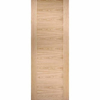Bespoke Sofia Oak Flush Door - 3 Door Wardrobe and Frame Kit - Prefinished