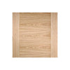 Bespoke Thruslide Sofia Oak Flush Door - 4 Sliding Doors and Frame Kit - Prefinished