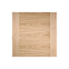 Bespoke Thruslide Surface Sofia Oak Flush Door - Sliding Door and Track Kit - Prefinished