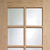 Bespoke Thrufold Suffolk Oak 6 Pane Glazed Folding 3+1 Door - Prefinished