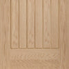 Bespoke Thrufold Suffolk Oak 6 Pane Glazed Folding 3+1 Door - Prefinished