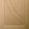 Bespoke Thruslide Treviso Oak Flush 2 Door Wardrobe and Frame Kit