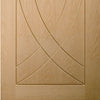 Bespoke Treviso Oak Flush Door Pair - Prefinished