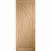 Bespoke Thruslide Surface Treviso Oak Flush - Sliding Double Door and Track Kit