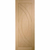 Treviso Oak Flush Panel Absolute Evokit Double Pocket Door