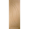 Bespoke Treviso Oak Flush Single Frameless Pocket Door Detail