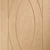 Two Sliding Doors and Frame Kit - Treviso Oak Flush Door - Unfinished