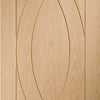 Bespoke Thruslide Treviso Oak Flush 2 Door Wardrobe and Frame Kit