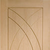 Bespoke Treviso Oak Flush Door Pair - Prefinished