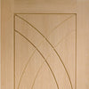 Bespoke Treviso Oak Flush Single Pocket Door Detail - Prefinished
