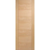 Bespoke Thruslide Vancouver Oak 5P Flush Door - 2 Sliding Doors and Frame Kit - Prefinished
