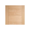 Bespoke Thruslide Vancouver Oak 5P Flush Door - 2 Sliding Doors and Frame Kit - Prefinished