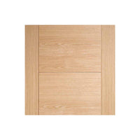 Bespoke Thruslide Vancouver Oak 5P Flush Door - 2 Sliding Doors and Frame Kit - Prefinished