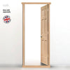 Exterior LPD Traditional LPD Oak Veneered Frames - Suits Single Doors