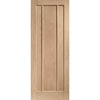 Bespoke Thrufold Worcester Oak 3 Panel Folding 3+3 Door