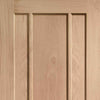 Bespoke Thruslide Worcester Oak 3 Panel - 2 Sliding Doors and Frame Kit