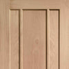 Bespoke Thrufold Worcester Oak 3 Panel Folding 3+3 Door