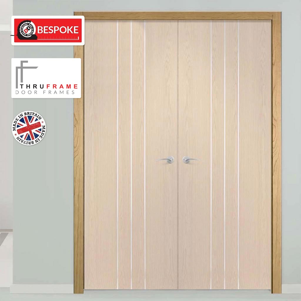 Oversize Thruframe Interior Bespoke Double Door Frames for Large Doors