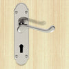 Sale - Oakley Bathroom Door Lever on Backplate -DL168WCCP
