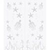 Octopus 8mm Obscure Glass - Obscure Printed Design - Double Absolute Pocket Door
