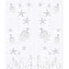 Octopus 8mm Obscure Glass - Obscure Printed Design - Double Absolute Pocket Door