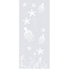 Octopus 8mm Clear Glass - Obscure Printed Design - Single Absolute Pocket Door