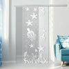 Single Glass Sliding Door - Octopus 8mm Clear Glass - Obscure Printed Design with Elegant Track