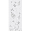 Single Glass Sliding Door - Octopus 8mm Obscure Glass - Obscure Printed Design with Elegant Track