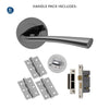 Oder Round Rose Bathroom Handle Pack