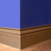 146x18mm: Ogee Profile Oak Veneer Skirting on a Timber Core