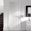 OUTLET - Victorian 4 Panel Internal Door - Smooth - White Primed - No Damage