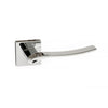 Olimpia Forme Designer Lever on Minimal Square Rose - Polished Chrome