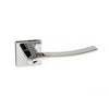 Olimpia Forme Designer Lever on Minimal Square Rose - Polished Chrome