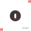 EUL002 Open Lock Escutcheon - 6 Finishes