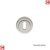 EUL002 Open Lock Escutcheon - 6 Finishes