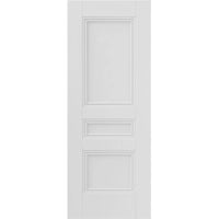 J B Kind White Classic Osborne Panel Primed Door