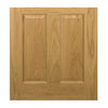 Oxford American White Oak Veneer Panel Door Pair - Prefinished